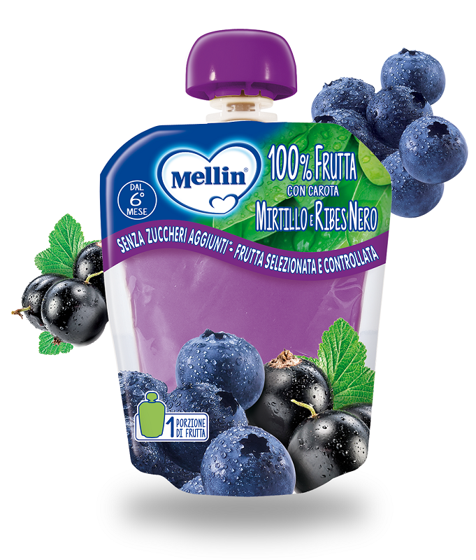 MELLIN POUCH MIRTILLO/RIBES 90 G - Farmacia Dott. Pasquale Russo
