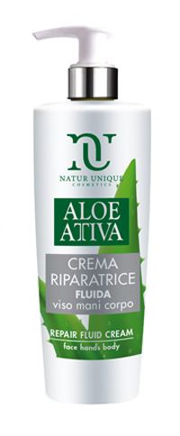 ALOE ATTIVA CREMA FLUIDA RIPARATRICE 190 ML NATUR UNIQUE - Farmacia Dott. Pasquale Russo