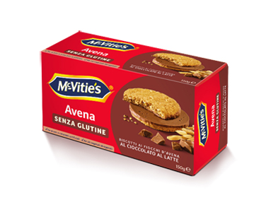 MC VITIE'S AVENA AL CIOCCOLATO AL LATTE SENZA GLUTINE 150 G - Farmacia Dott. Pasquale Russo