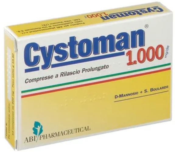 CYSTOMAN 1000 12 COMPRESSE - Farmacia Dott. Pasquale Russo