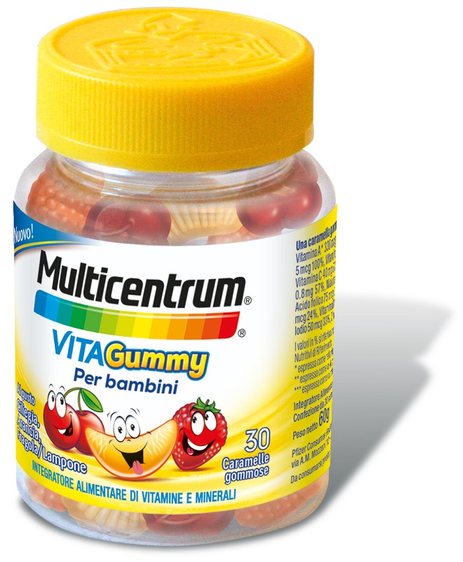 MULTICENTRUM VITAGUMMY 30 CARAMELLE GOMMOSE - Farmacia Dott. Pasquale Russo