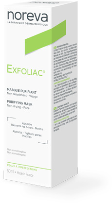 EXFOLIAC MASCHERA PURIFICANTE A RISCIACQUO 50 ML - Farmacia Dott. Pasquale Russo