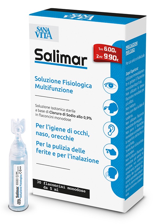 SANAVITA SOLUZIONE FISIOLOGICA 30 FIALOIDI X 5 ML - Farmacia Dott. Pasquale Russo