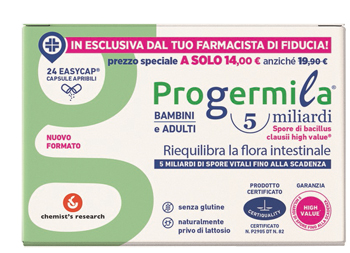 PROGERMILA 5 MILIARDI ADULTI BAMBINI 24 CAPSULE APRIBILI EASYCAP - Farmacia Dott. Pasquale Russo