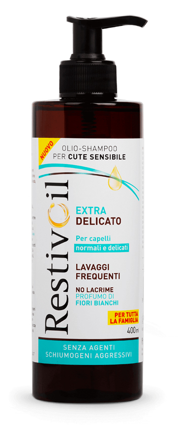 RESTIVOIL EXTRA DELICATO OLIO SHAMPOO PER CUTE SENSIBILE 400 ML - Farmacia Dott. Pasquale Russo