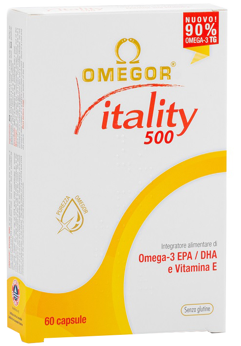 OMEGOR VITALITY 500 60 CAPSULE - Farmacia Dott. Pasquale Russo