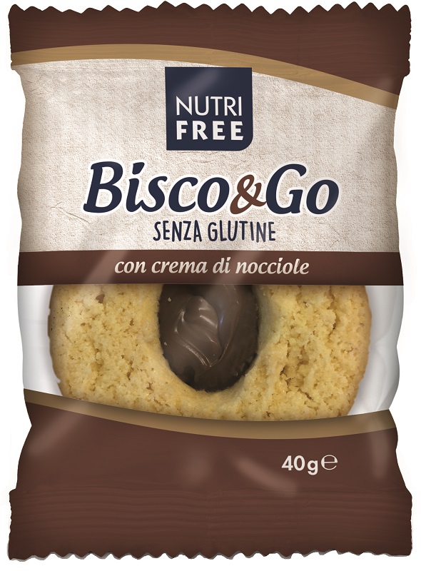 NUTRIFREE BISCO&GO CON CREMA DI NOCCIOLE 40 G - Farmacia Dott. Pasquale Russo
