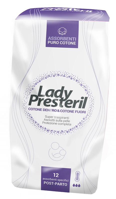 LADY PRESTERIL POSTPARTO 12 PEZZI - Farmacia Dott. Pasquale Russo