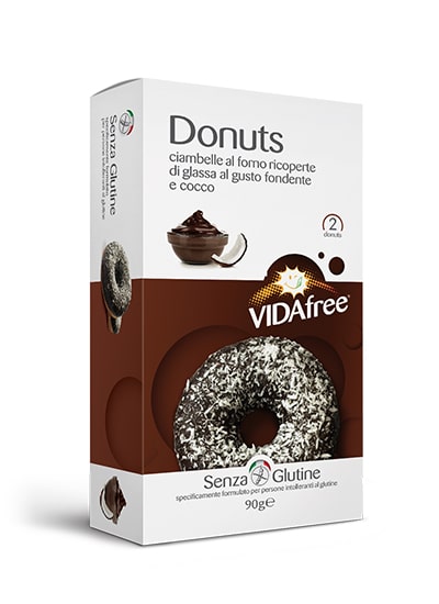 DONUTS GUSTO COCCO CON GLASSA FONDENTE 90 G - Farmacia Dott. Pasquale Russo