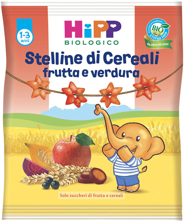 HIPP BIO STELLINE FRUTTA VERDURA 30 G - Farmacia Dott. Pasquale Russo