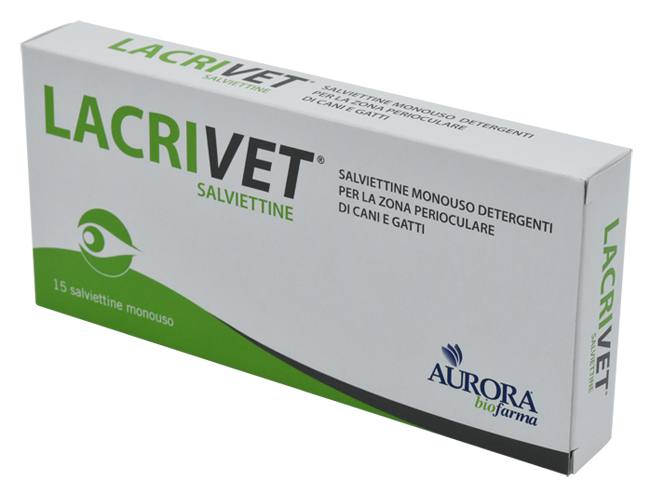 LACRIVET SALVIETTINE 15 PEZZI - Farmacia Dott. Pasquale Russo