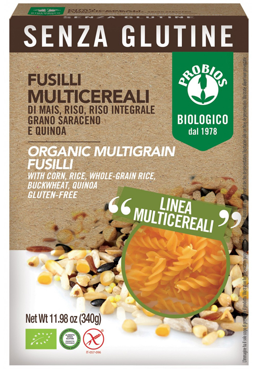 FUSILLI MULTICEREALI 340 G - Farmacia Dott. Pasquale Russo