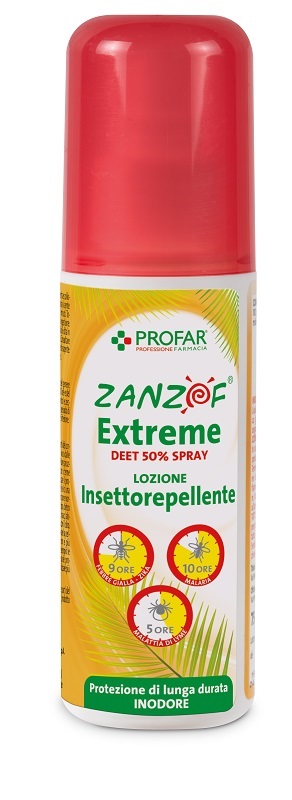 ZANZOF JUNGLE EXTREME SPRAY DEET 50% 75 ML PROFAR - Farmacia Dott. Pasquale Russo