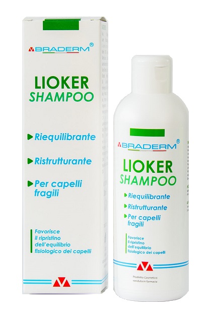 LIOKER SHAMPOO 200 ML BRADERM - Farmacia Dott. Pasquale Russo