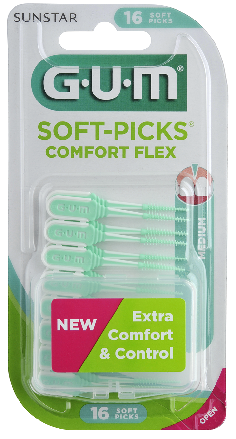 GUM SOFT PICK COMFORT FLEX SCOVOLINO INTERDENTALE 40 PEZZI - Farmacia Dott. Pasquale Russo