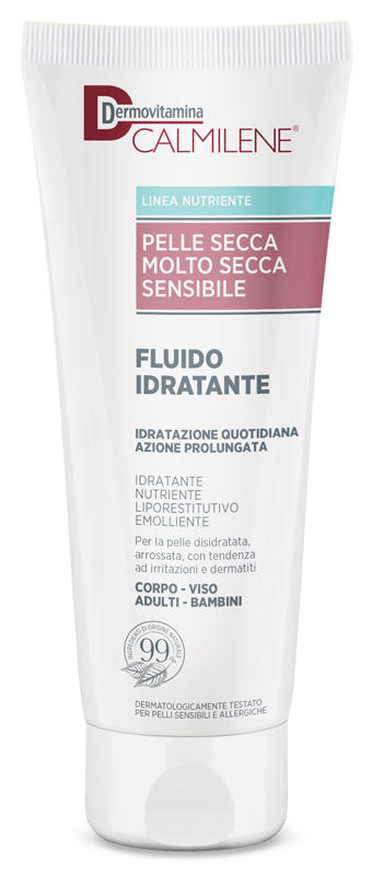 DERMOVITAMINA CALMILENE FLUIDO IDRATANTE PER PELLE SECCA, MOLTO SECCA E SENSIBILE 250 ML - Farmacia Dott. Pasquale Russo