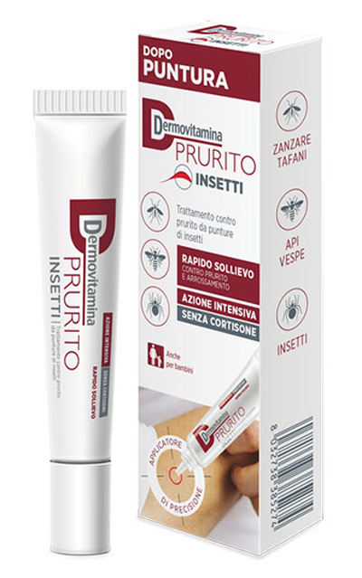 DERMOVITAMINA PRURITO INSETTI DOPO PUNTURA RAPIDO SOLLIEVO AZIONE INTENSIVA SENZA CORTISONE 15 ML - Farmacia Dott. Pasquale Russo