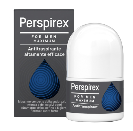PERSPIREX FOR MEN MAXIMUM ANTITRASPIRANTE ROLL ON 20 ML - Farmacia Dott. Pasquale Russo