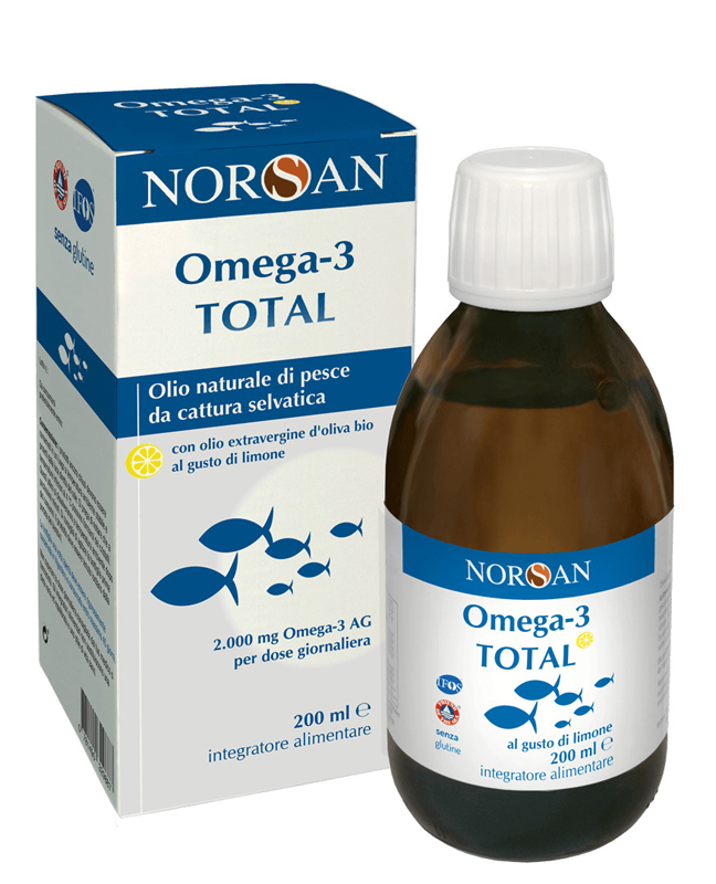 NORSAN OMEGA 3 TOTAL 200 ML GUSTO LIMONE - Farmacia Dott. Pasquale Russo