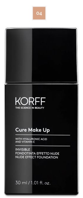 KORFF CURE MAKE UP FONDOTINTA INVISIBLE EFFETTO NUDE 04 - Farmacia Dott. Pasquale Russo