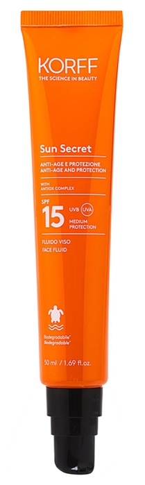 KORFF SUN SECRET FLUIDO VISO SPF15 50 ML - Farmacia Dott. Pasquale Russo