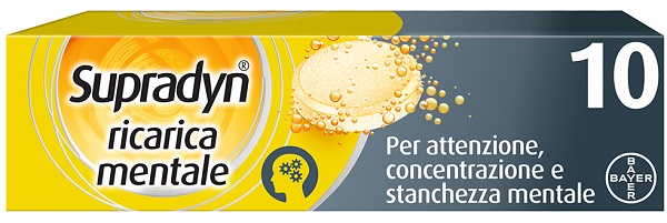 SUPRADYN RICARICA MENTALE 10 COMPRESSE - Farmacia Dott. Pasquale Russo