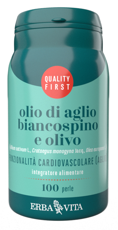 OLIO DI AGLIO BIANCOSPINO E OLIVO 100 PERLE - Farmacia Dott. Pasquale Russo
