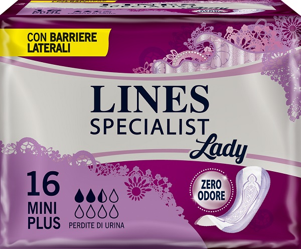 LINES SPECIALIST PANNOLONE MINI PLUS FARMA 16 PEZZI - Farmacia Dott. Pasquale Russo