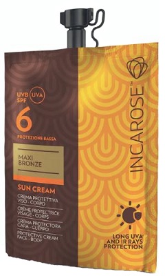 INCAROSE MAXI BRONZE SUN CREAM SPF6 50 ML - Farmacia Dott. Pasquale Russo
