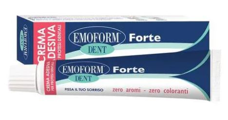 CREMA ADESIVA EMOFORM DENT FORTE PER PROTESI DENTALI 70 G - Farmacia Dott. Pasquale Russo