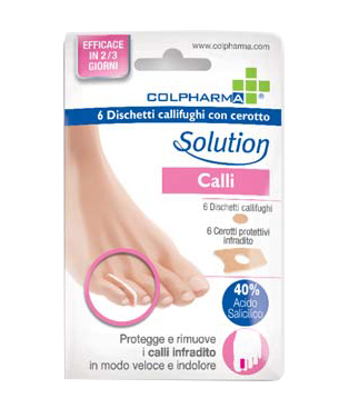 DISCHETTO CALLIFUGO CON CEROTTO COLPHARMA CALLI INFRADITO 6 PEZZI - Farmacia Dott. Pasquale Russo