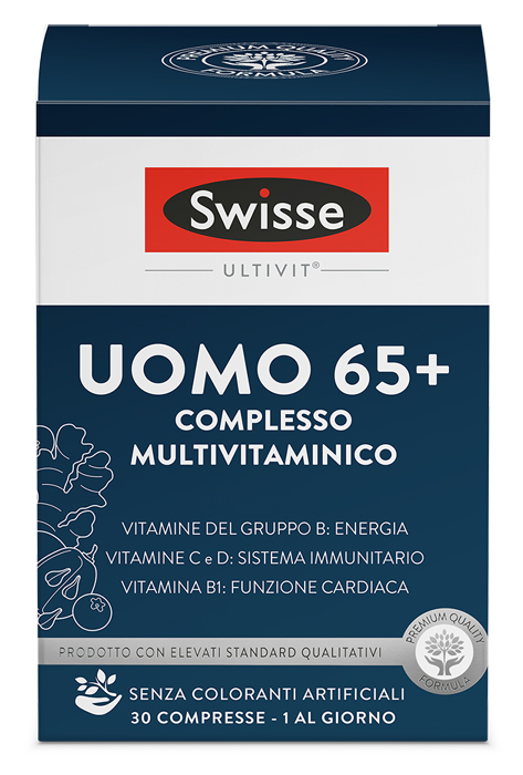 SWISSE UOMO 65+ COMPLESSO MULTIVITAMINICO 30 COMPRESSE - Farmacia Dott. Pasquale Russo