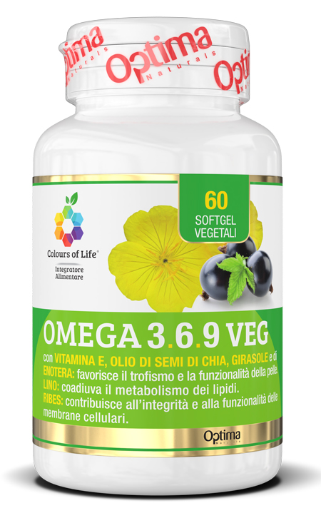 COLOURS OF LIFE OMEGA 3-6-9 VEG 60 SOFT GEL - Farmacia Dott. Pasquale Russo