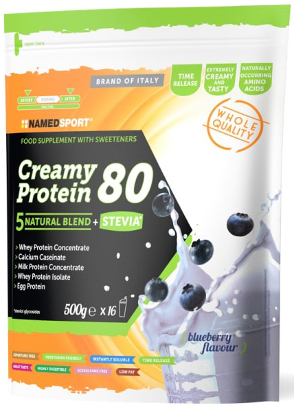 CREAMY PROTEIN CHERRY BLUEBERRY 500 G - Farmacia Dott. Pasquale Russo