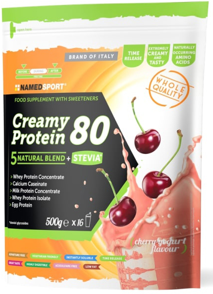 CREAMY PROTEIN CHERRY YOGURT 500 G - Farmacia Dott. Pasquale Russo
