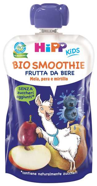 HIPP BIO SMOOTHIES MELA/PERA/MIRTILLO 120 ML - Farmacia Dott. Pasquale Russo
