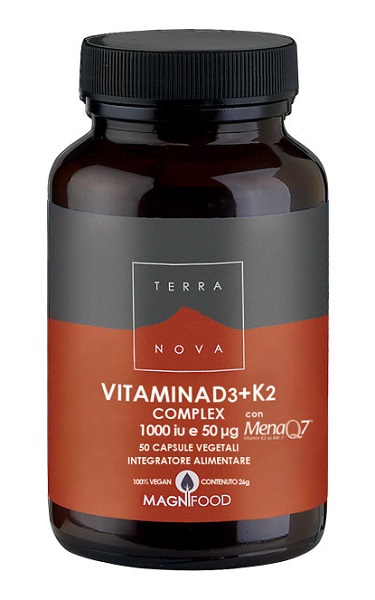 TERRANOVA VITAMINA D3 + K2 50 CAPSULE - Farmacia Dott. Pasquale Russo