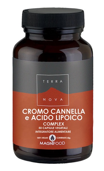 TERRANOVA CROMO/CANNELLA/ACIDO LIPOICO COMPLEX 50 CAPSULE - Farmacia Dott. Pasquale Russo