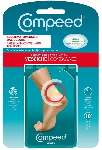 COMPEED CEROTTO VESCICHE MEDIO 10 PEZZI - Farmacia Dott. Pasquale Russo