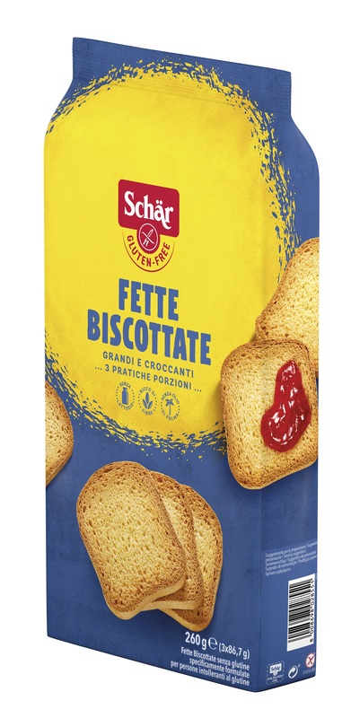 SCHAR FETTE BISCOTTATE 3 PORZIONI DA 86,7 G - Farmacia Dott. Pasquale Russo