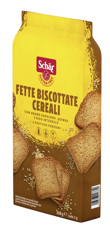 SCHAR FETTE BISCOTTATE CEREALI 3 PORZIONI DA 86,7 G - Farmacia Dott. Pasquale Russo