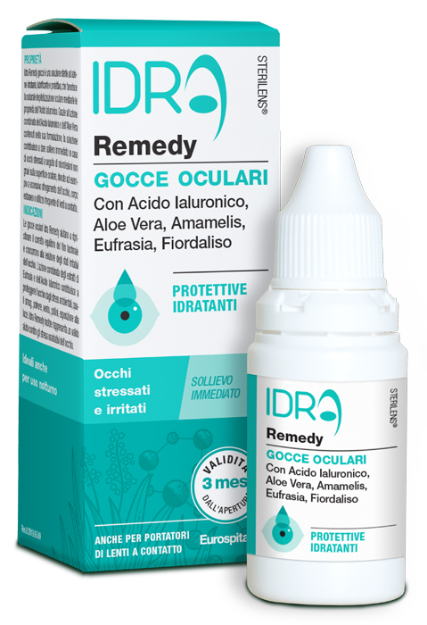 GOCCE OCULARI PROTETTIVE IDRATANTI STERILENS IDRA REMEDY CON ACIDO IALURONICO E ALOE VERA 10 ML - Farmacia Dott. Pasquale Russo