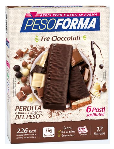 PESOFORMA BARR 3 CIOCCOLATI 372 G - Farmacia Dott. Pasquale Russo