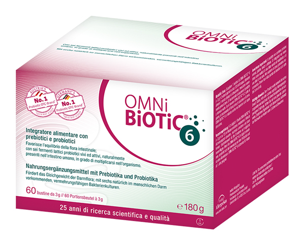 OMNI BIOTIC 6 POLVERE 60 BUSTINE DA 3 G - Farmacia Dott. Pasquale Russo