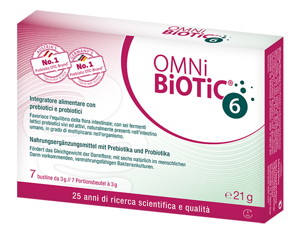 OMNI BIOTIC 6 POLVERE 7 BUSTINE DA 3 G - Farmacia Dott. Pasquale Russo