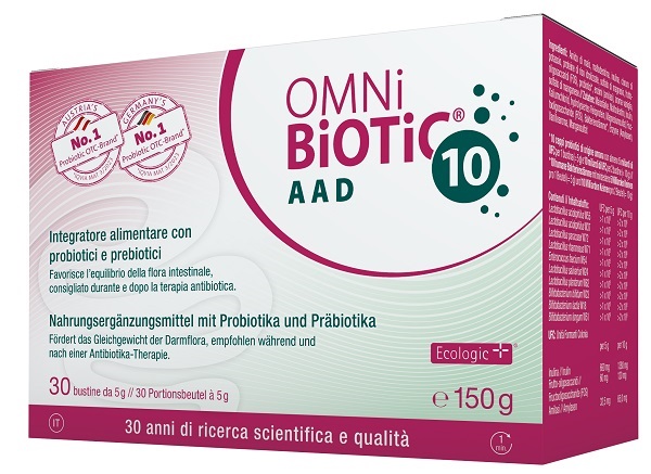 OMNI BIOTIC 10 AAD 30 BUSTINE DA 5 G - Farmacia Dott. Pasquale Russo