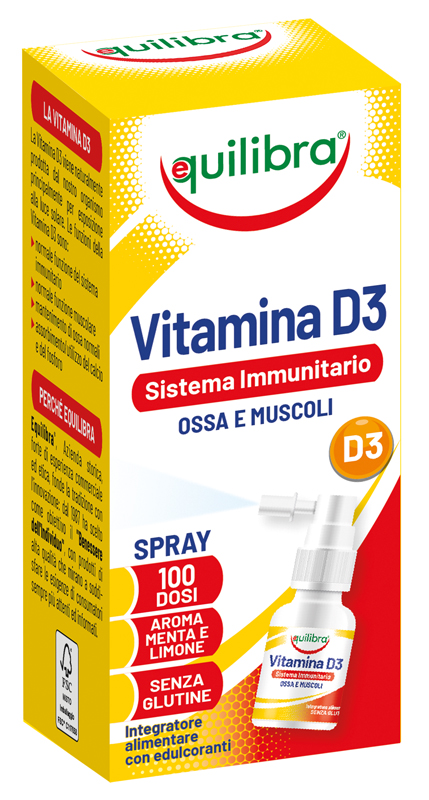 VITAMINA D3 SISTEMA IMMUNITARIO OSSA E MUSCOLI 13 ML - Farmacia Dott. Pasquale Russo