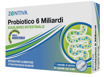 ZENTIVA PROBIOTICO 6 MILIARDI 24 CAPSULE VEGETALI - Farmacia Dott. Pasquale Russo