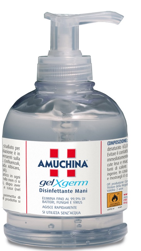 AMUCHINA GEL X-GERM DISINFETTANTE MANI 250 ML - Farmacia Dott. Pasquale Russo