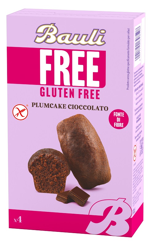BAULI FREE PLUMCAKE CIOCCOLATO 4 PEZZI DA 33 G - Farmacia Dott. Pasquale Russo